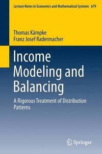bokomslag Income Modeling and Balancing