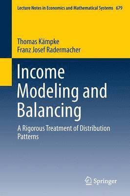 Income Modeling and Balancing 1
