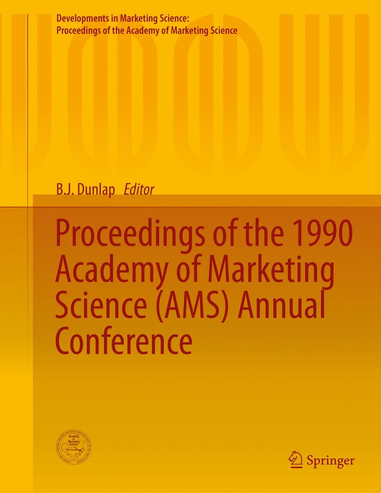 B. J. Dunlap - Proceedings of the 1990 Academy of Marketing Science (AMS) Annual Conference, Inbunden