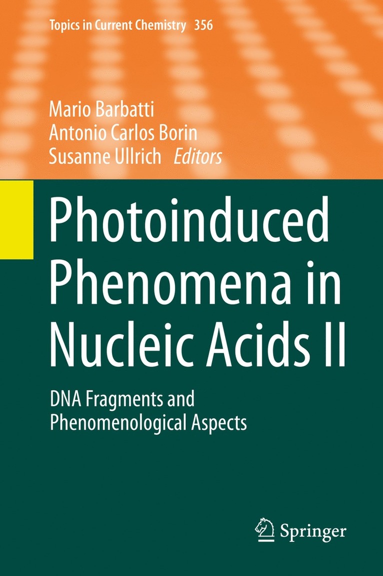Mario Barbatti, Antonio Carlos Borin, Susanne Ullrich - Photoinduced Phenomena in Nucleic Acids II, Inbunden