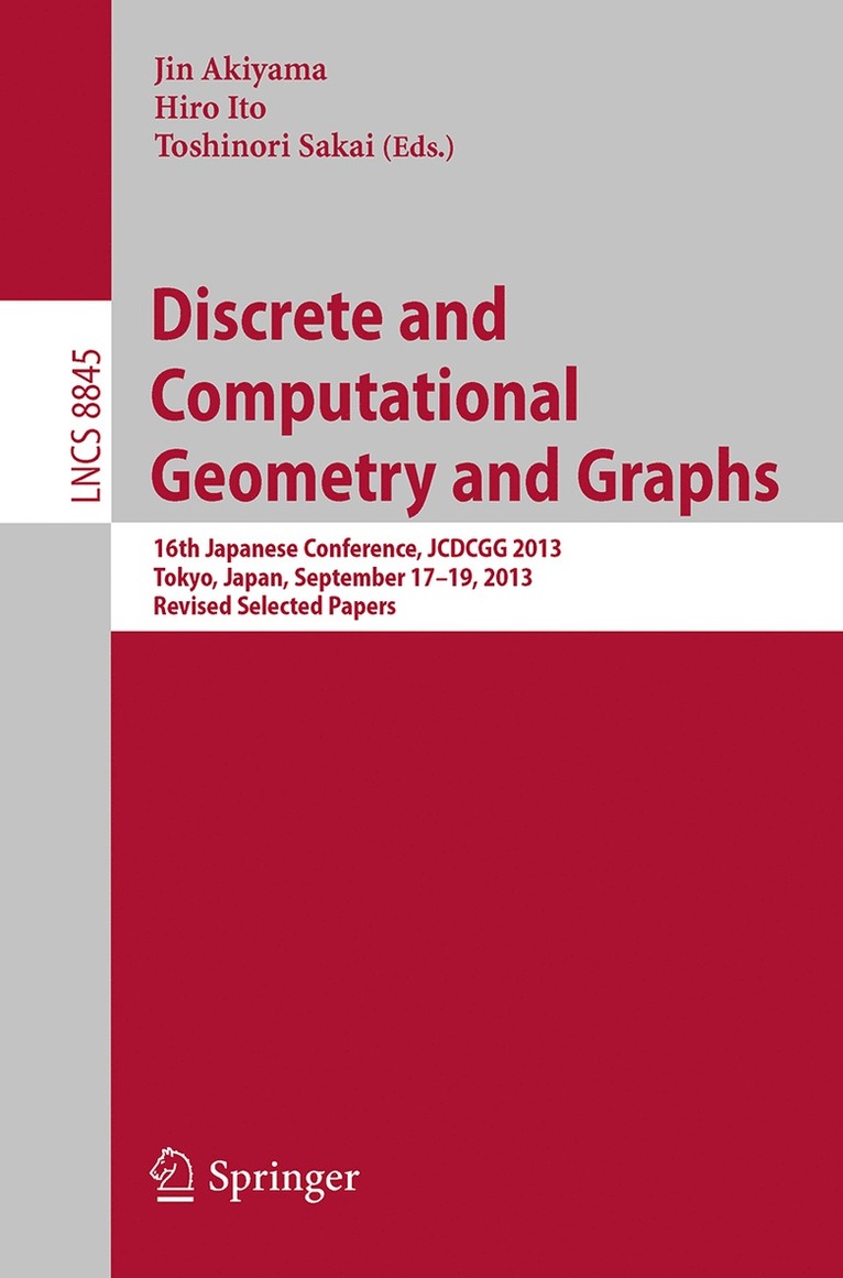 Discrete and Computational Geometry and Graphs 1