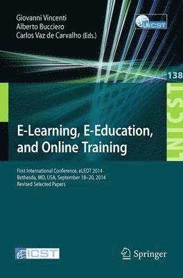 E-Learning, E-Education, and Online Training 1