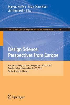 Design Science: Perspectives from Europe 1