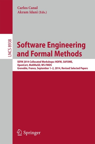 bokomslag Software Engineering and Formal Methods