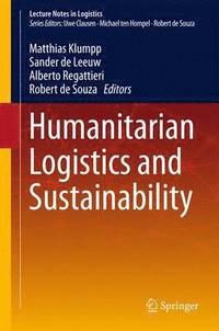 bokomslag Humanitarian Logistics and Sustainability