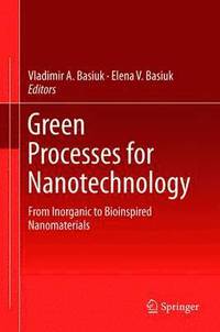 bokomslag Green Processes for Nanotechnology