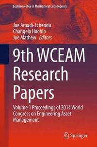 bokomslag 9th WCEAM Research Papers