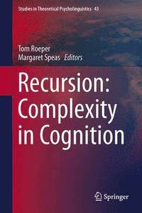 bokomslag Recursion: Complexity in Cognition