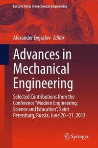 bokomslag Advances in Mechanical Engineering