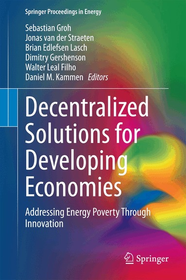 Sebastian Groh, Jonas van der Straeten, Brian Edlefsen Lasch, Dimitry Gershenson, Walter Leal Filho, Daniel M. Kammen - Decentralized Solutions for Developing Economies, Inbunden