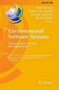 bokomslag Environmental Software Systems. Infrastructures, Services and Applications