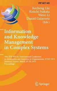 bokomslag Information and Knowledge Management in Complex Systems