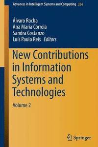 bokomslag New Contributions in Information Systems and Technologies