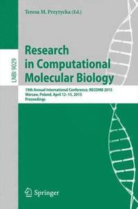 bokomslag Research in Computational Molecular Biology