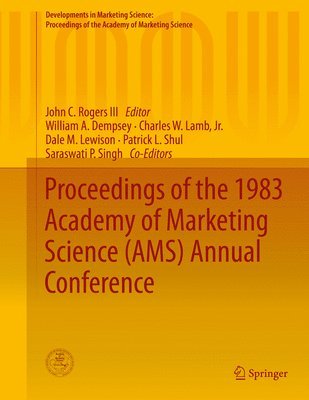 Proceedings of the 1983 Academy of Marketing Science (AMS) Annual Conference 1