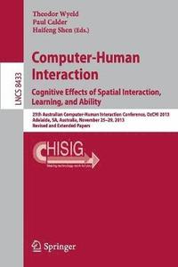 bokomslag Computer-Human Interaction. Cognitive Effects of Spatial Interaction, Learning, and Ability