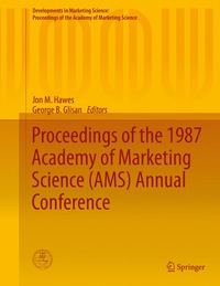 bokomslag Proceedings of the 1987 Academy of Marketing Science (AMS) Annual Conference