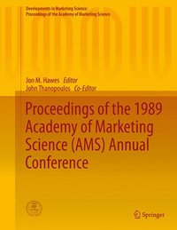 bokomslag Proceedings of the 1989 Academy of Marketing Science (AMS) Annual Conference