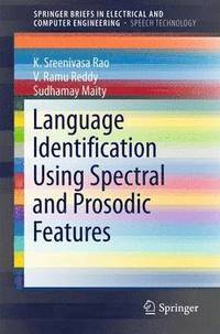 bokomslag Language Identification Using Spectral and Prosodic Features