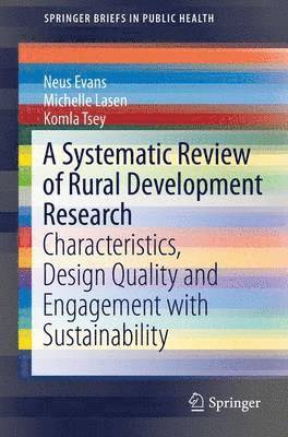 Neus Evans, Michelle Lasen, Komla Tsey - Systematic Review of Rural Development Research, Häftad