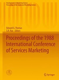 bokomslag Proceedings of the 1988 International Conference of Services Marketing