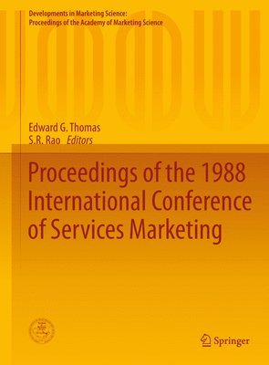 bokomslag Proceedings of the 1988 International Conference of Services Marketing