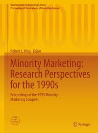 bokomslag Minority Marketing: Research Perspectives for the 1990s