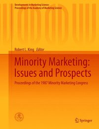 bokomslag Minority Marketing: Issues and Prospects