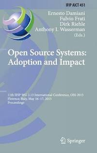 bokomslag Open Source Systems: Adoption and Impact
