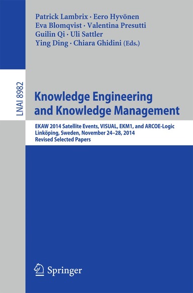 Patrick Lambrix, Eero Hyvönen, Eva Blomqvist, Valentina Presutti, Guilin Qi, Uli Sattler, Ying Ding, Chiara Ghidini - Knowledge Engineering and Knowledge Management, Häftad