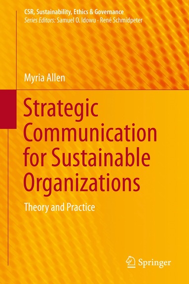 bokomslag Strategic Communication for Sustainable Organizations