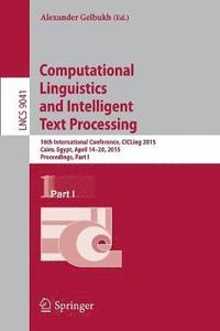 bokomslag Computational Linguistics and Intelligent Text Processing