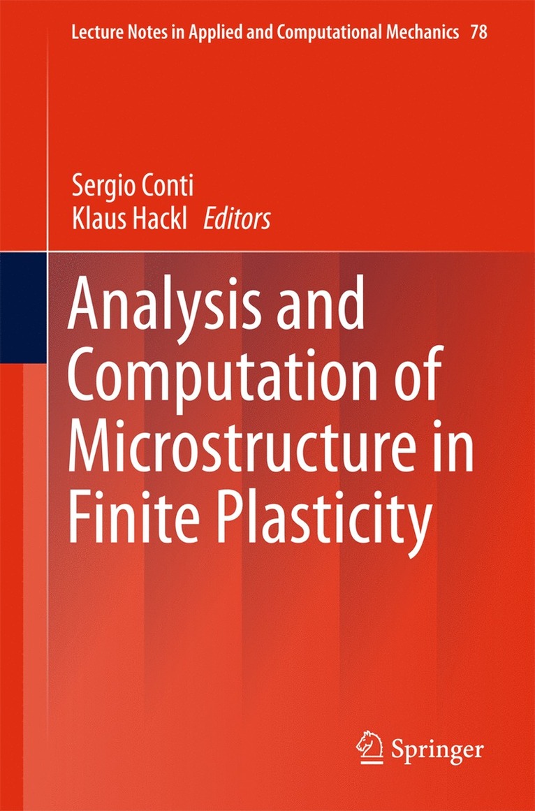 Analysis and Computation of Microstructure in Finite Plasticity 1