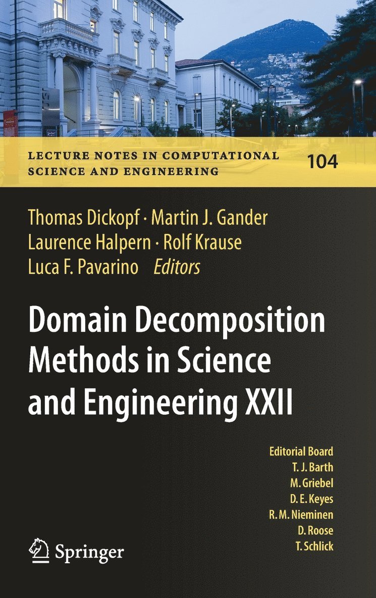 Domain Decomposition Methods in Science and Engineering XXII 1