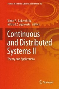 bokomslag Continuous and Distributed Systems II