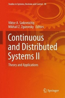 Continuous and Distributed Systems II 1