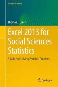 bokomslag Excel 2013 for Social Sciences Statistics