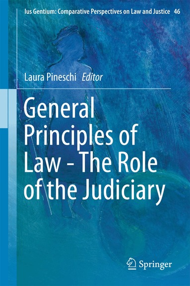 Laura Pineschi - General Principles of Law - The Role of the Judiciary, Inbunden