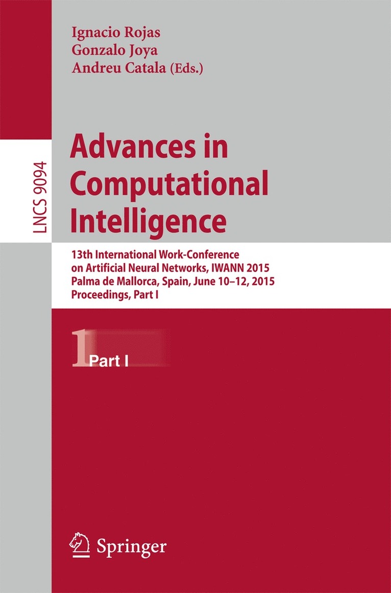 Ignacio Rojas, Gonzalo Joya, Andreu Catala - Advances in Computational Intelligence, Häftad