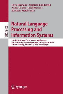 bokomslag Natural Language Processing and Information Systems