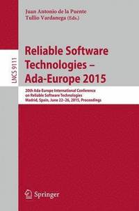 bokomslag Reliable Software Technologies - Ada-Europe 2015