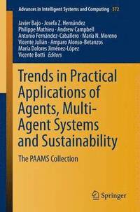 bokomslag Trends in Practical Applications of Agents, Multi-Agent Systems and Sustainability