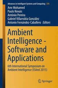 bokomslag Ambient Intelligence - Software and Applications