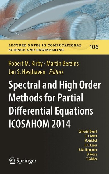 bokomslag Spectral and High Order Methods for Partial Differential Equations ICOSAHOM 2014