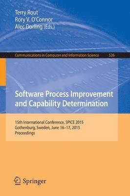 bokomslag Software Process Improvement and Capability Determination