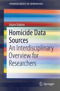 bokomslag Homicide Data Sources