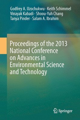 Proceedings of the 2013 National Conference on Advances in Environmental Science and Technology 1