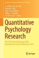 bokomslag Quantitative Psychology Research