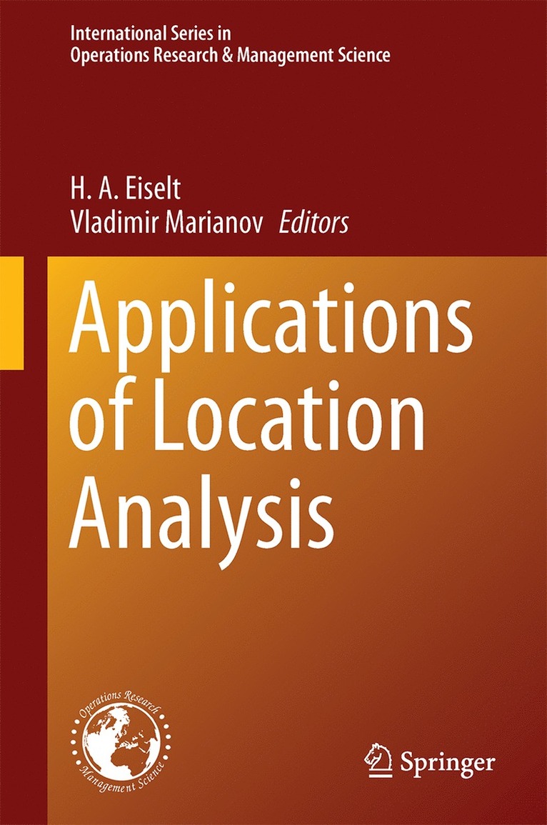 H. A. Eiselt, Vladimir Marianov, H. a. Eiselt - Applications of Location Analysis, Inbunden
