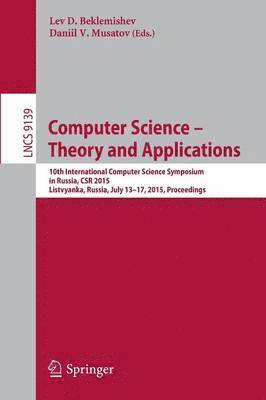 bokomslag Computer Science -- Theory and Applications